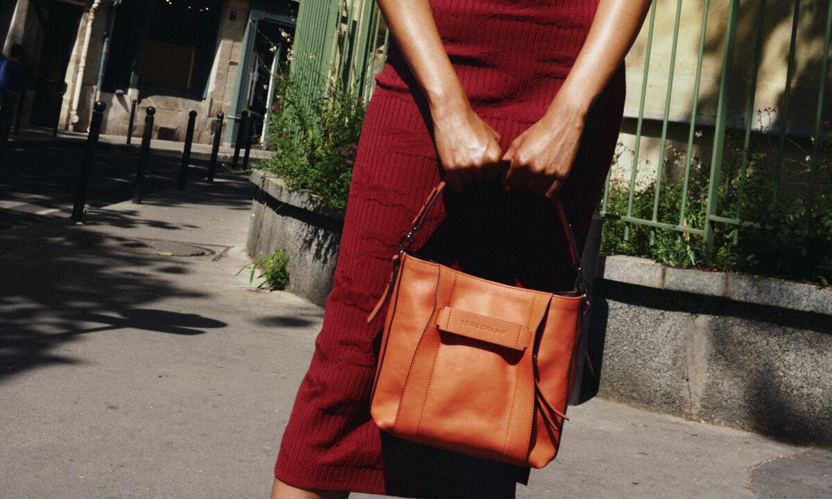 Longchamp 3d leather tote sales