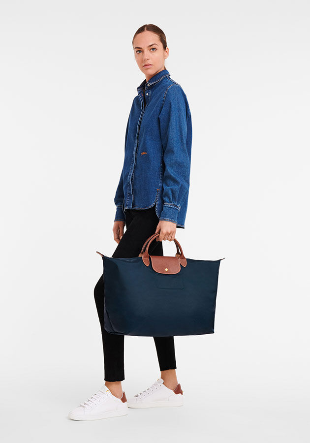 Le Pliage Original L Tote bag Grenadine - Recycled canvas