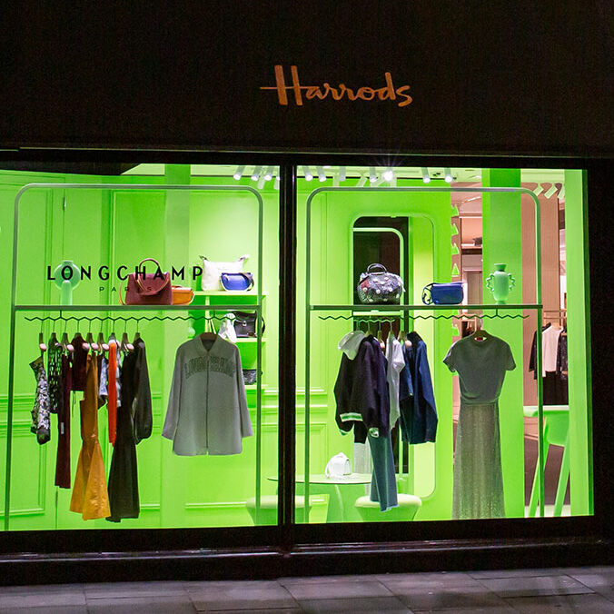 Harrods Pop up Longchamp London