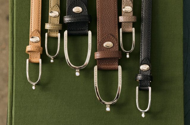 Longchamp Shadow ショルダーストラップ サンセット - ファブリック