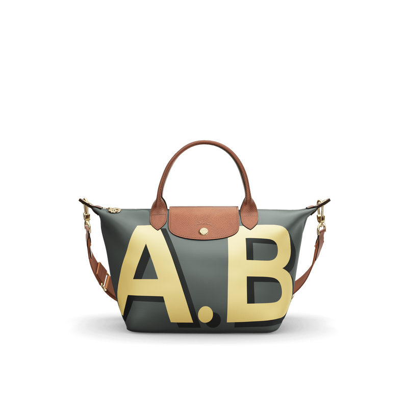 Borsa con manico S My Pliage , Tela