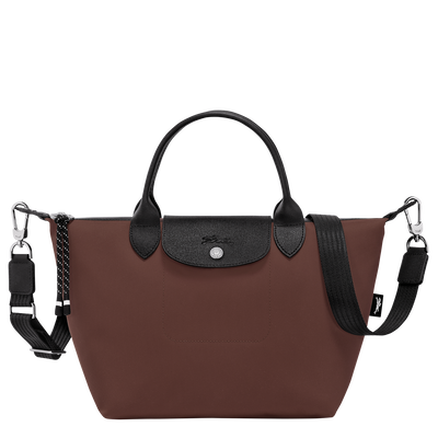 Handtasche S Le Pliage Energy , Recyceltes Canvas - Cacao