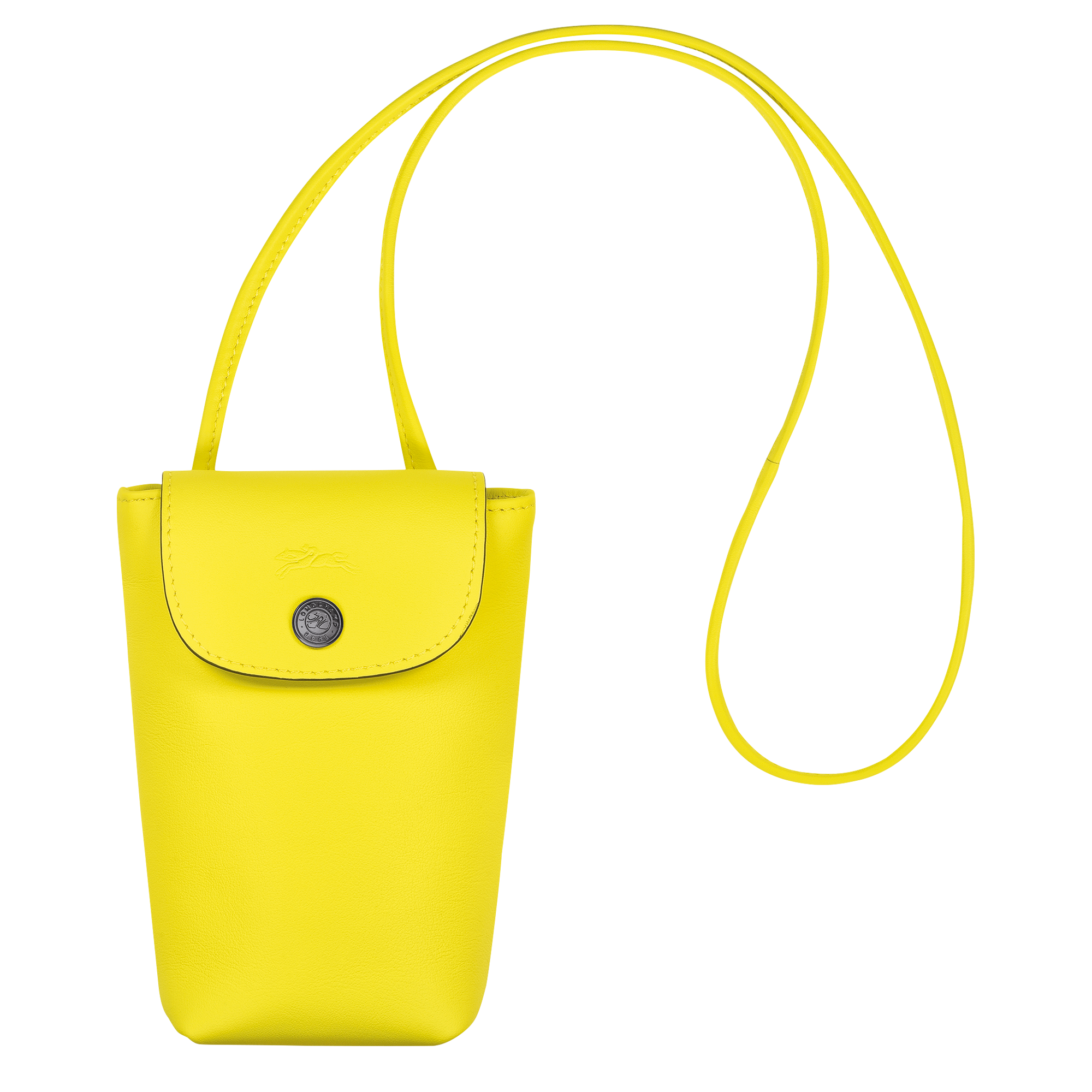 Longchamp Women's Le Pliage Xtra Leather Hobo Bag Lemon