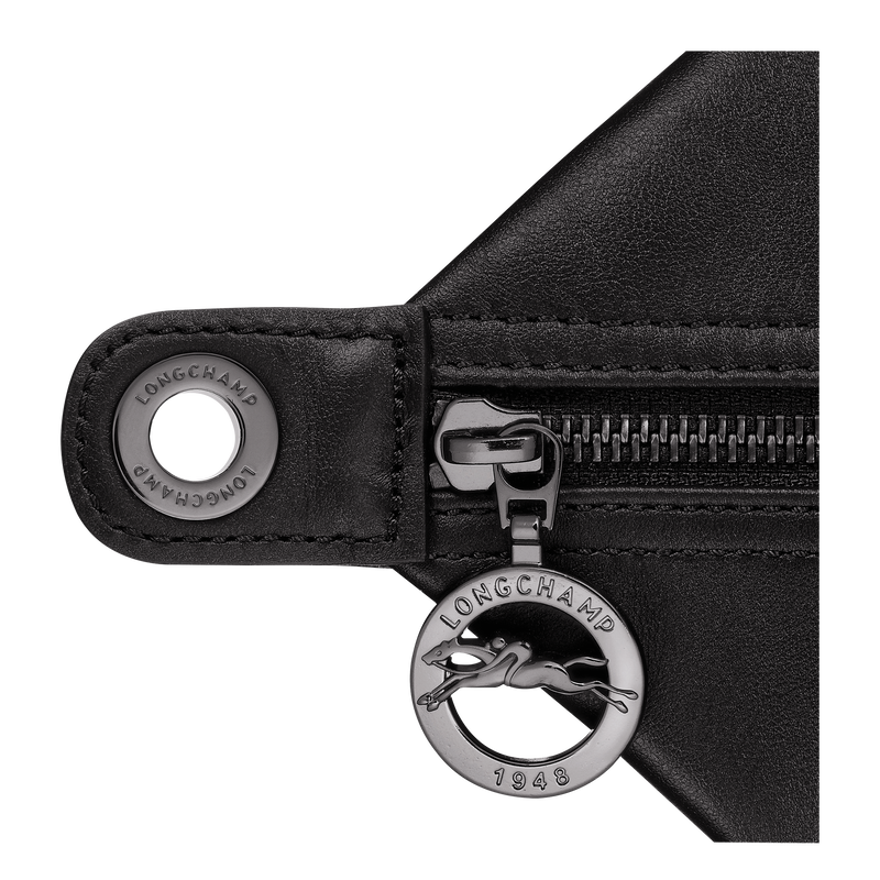 Le Pliage Xtra S Handbag , Black - Leather  - View 6 of  6