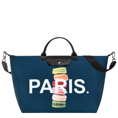 Sac de voyage L Le Pliage Du Monde , Toile - Navy
