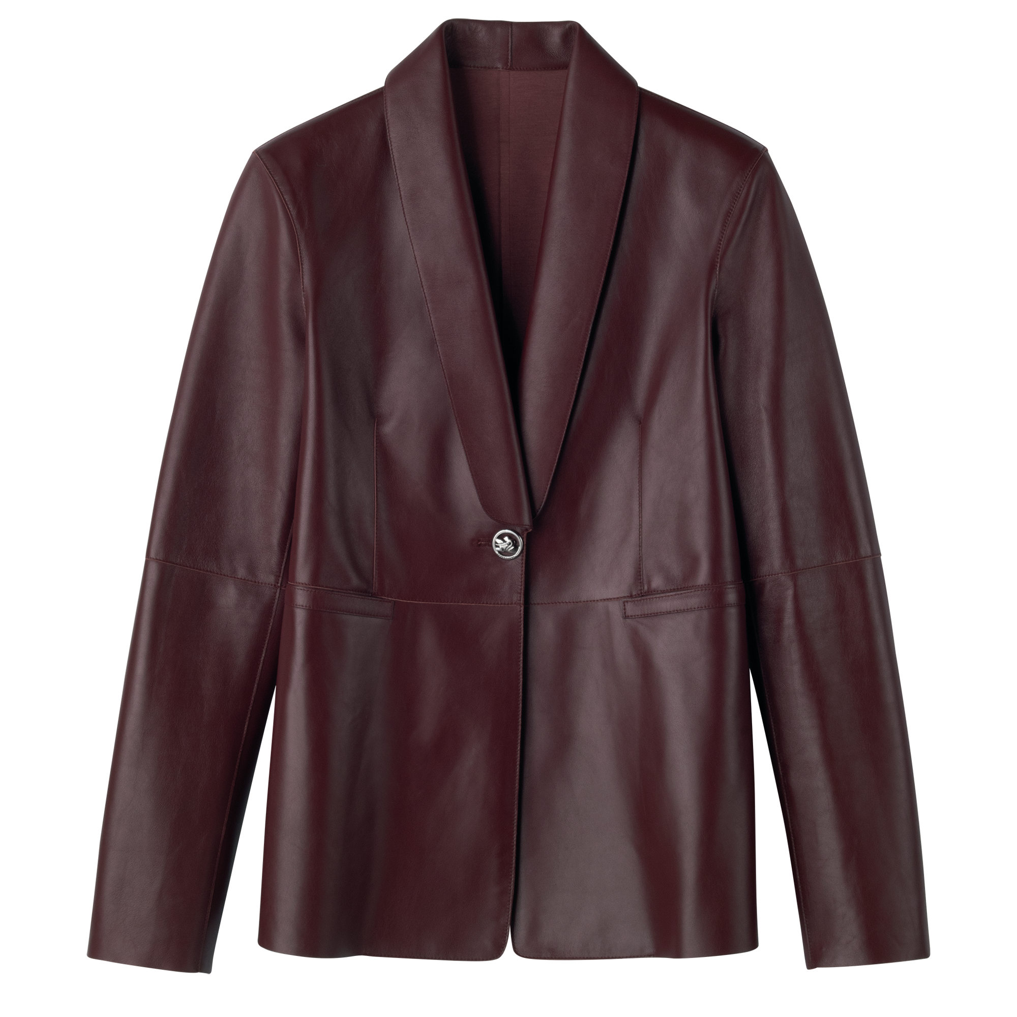 新品・未使用 Longchamp ロンシャン ラムレザー ジャケット ブラック ジャケット プラム - レザー | ロンシャン JP