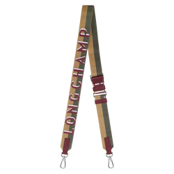 Longchamp Shadow Shoulder strap , Pomegranate - Canvas