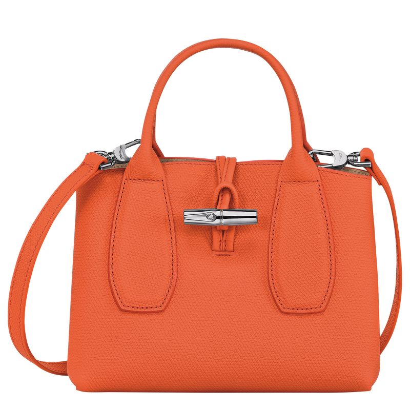 Roseau S Handbag , Orange - Leather  - View 1 of  7