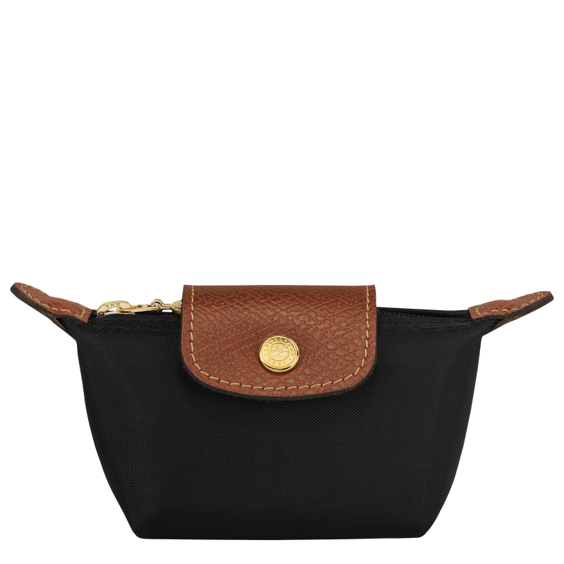 Le Pliage Original Coin purse , Black - Recycled canvas  - View 1 of 3