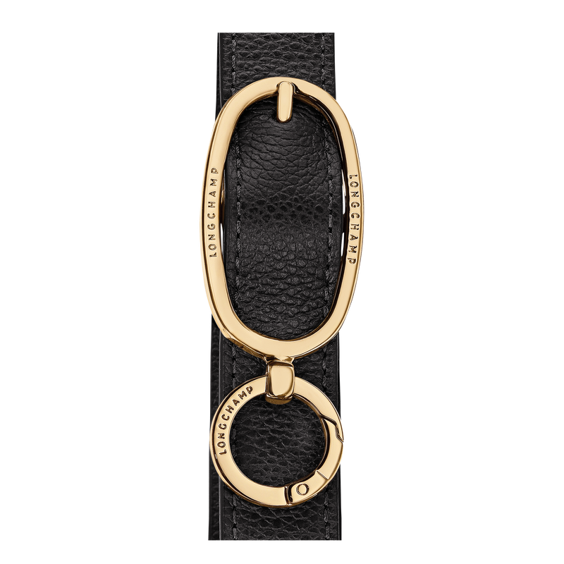 Le Foulonn&eacute; L Hobo bag , Black - Leather  - View 6 of  6