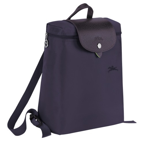 Le Pliage Green M Backpack , Bilberry - Recycled canvas - View 3 of 5