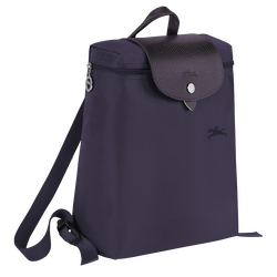 Le Pliage Green M Backpack , Bilberry - Recycled canvas