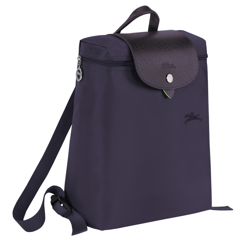 Le Pliage Green M Backpack , Bilberry - Recycled canvas  - View 3 of  5