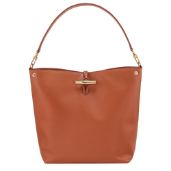 Le Roseau M Hobo bag , Bark - Leather