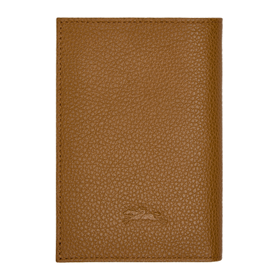 Le Foulonné Passport cover, Walnut