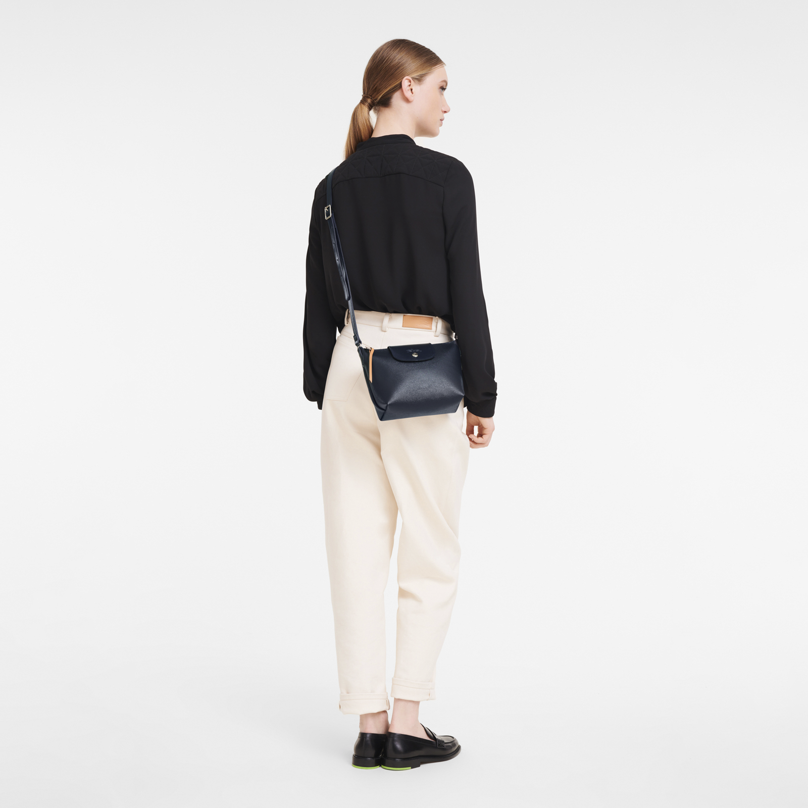 Navy over the shoulder 2025 bag