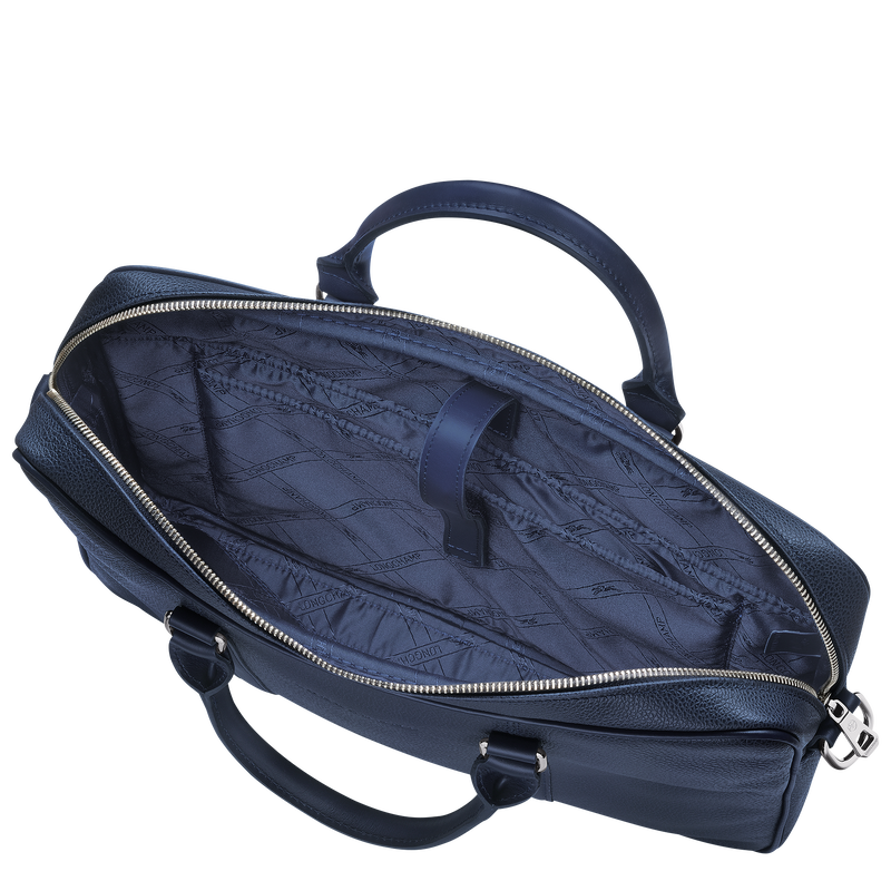 Aktentasche XS Le Foulonné , Leder - Navy  - Ansicht 5 von 5