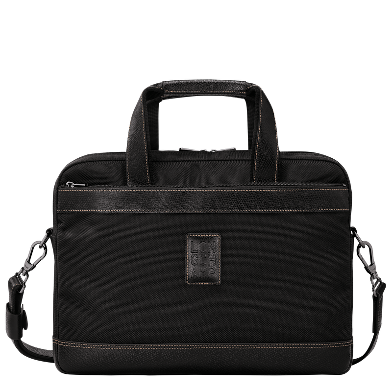 Boxford Aktetas S , Zwart - Gerecycled canvas  - Weergave 1 van  5