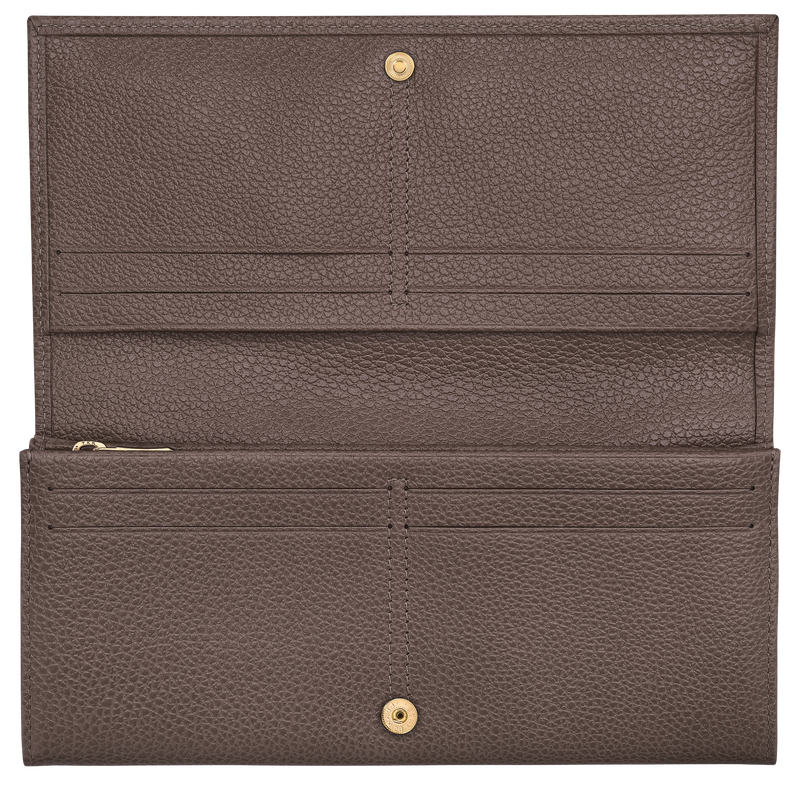 Portafoglio continental lungo Le Foulonn&eacute; , Pelle - Talpa  - View 3 of  3