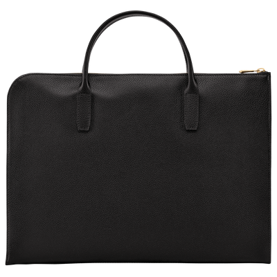 Le Foulonné Briefcase S, Black