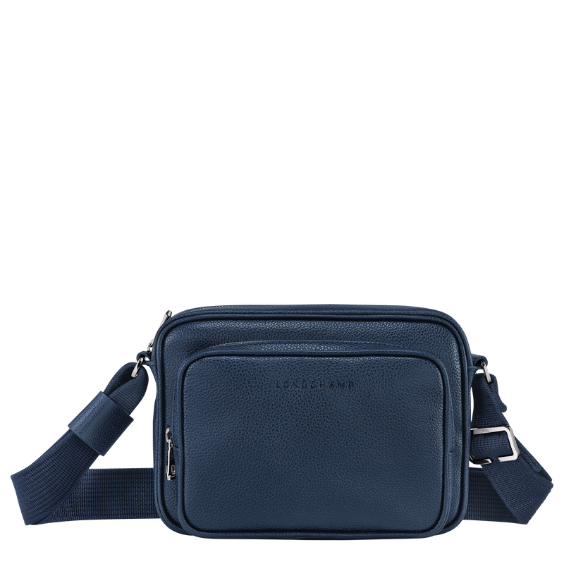 Le Foulonné S Camera bag , Navy - Leather  - View 1 of  4