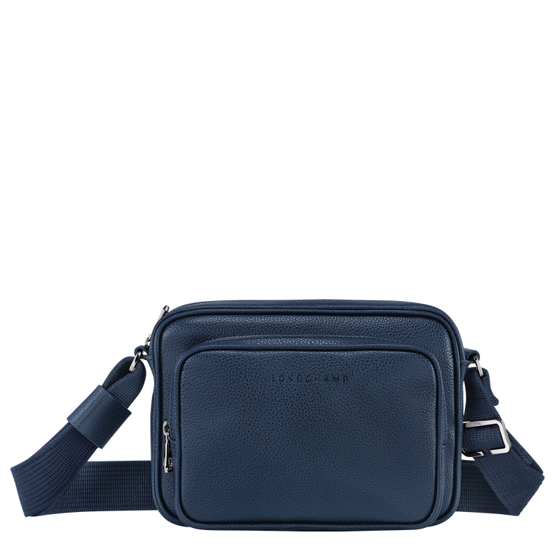 Le Foulonné S Camera bag , Navy - Leather  - View 1 of 4