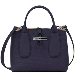 Le Roseau S Handbag , Bilberry - Leather