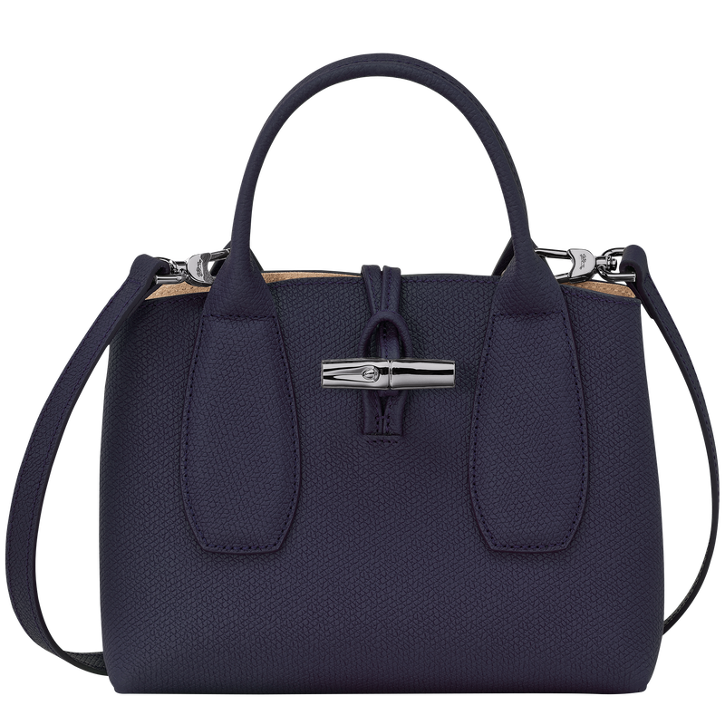 Le Roseau S Handbag , Bilberry - Leather  - View 1 of 5