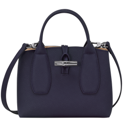 Roseau S Handbag , Bilberry - Leather