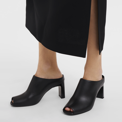 Fall-Winter 2023 Collection Heeled mules, Black