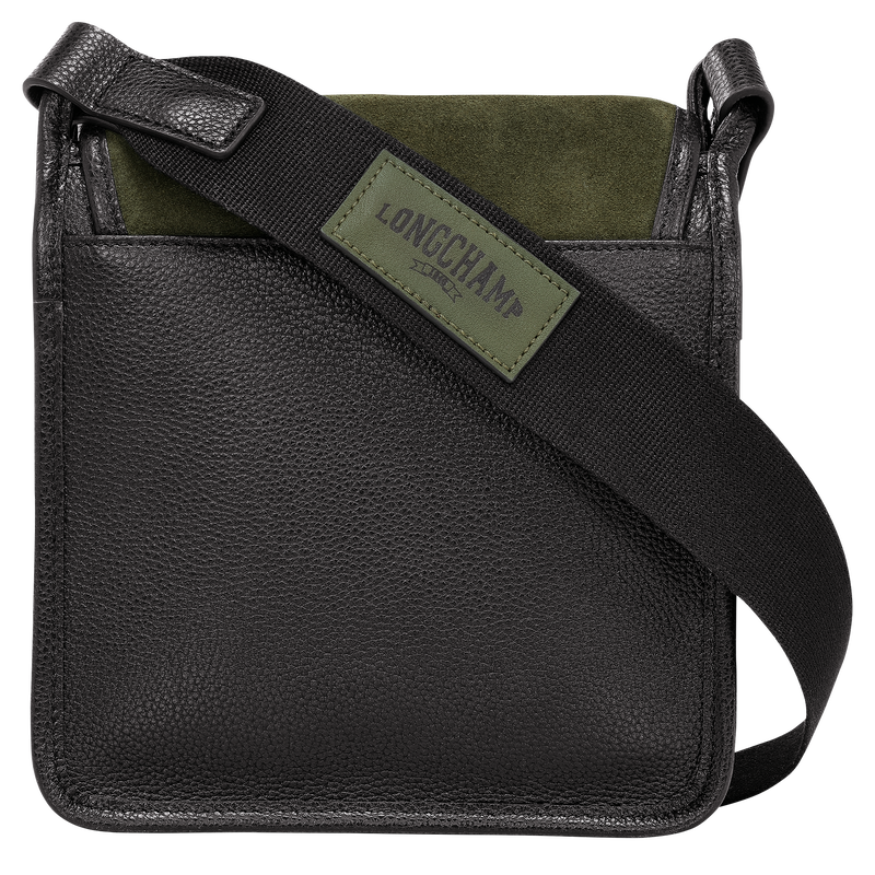Le Foulonné S Crossbody bag , Khaki - Leather  - View 4 of  4