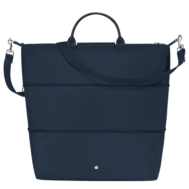 Le Pliage Green Travel bag expandable , Navy - Recycled canvas  - View 3 of 5