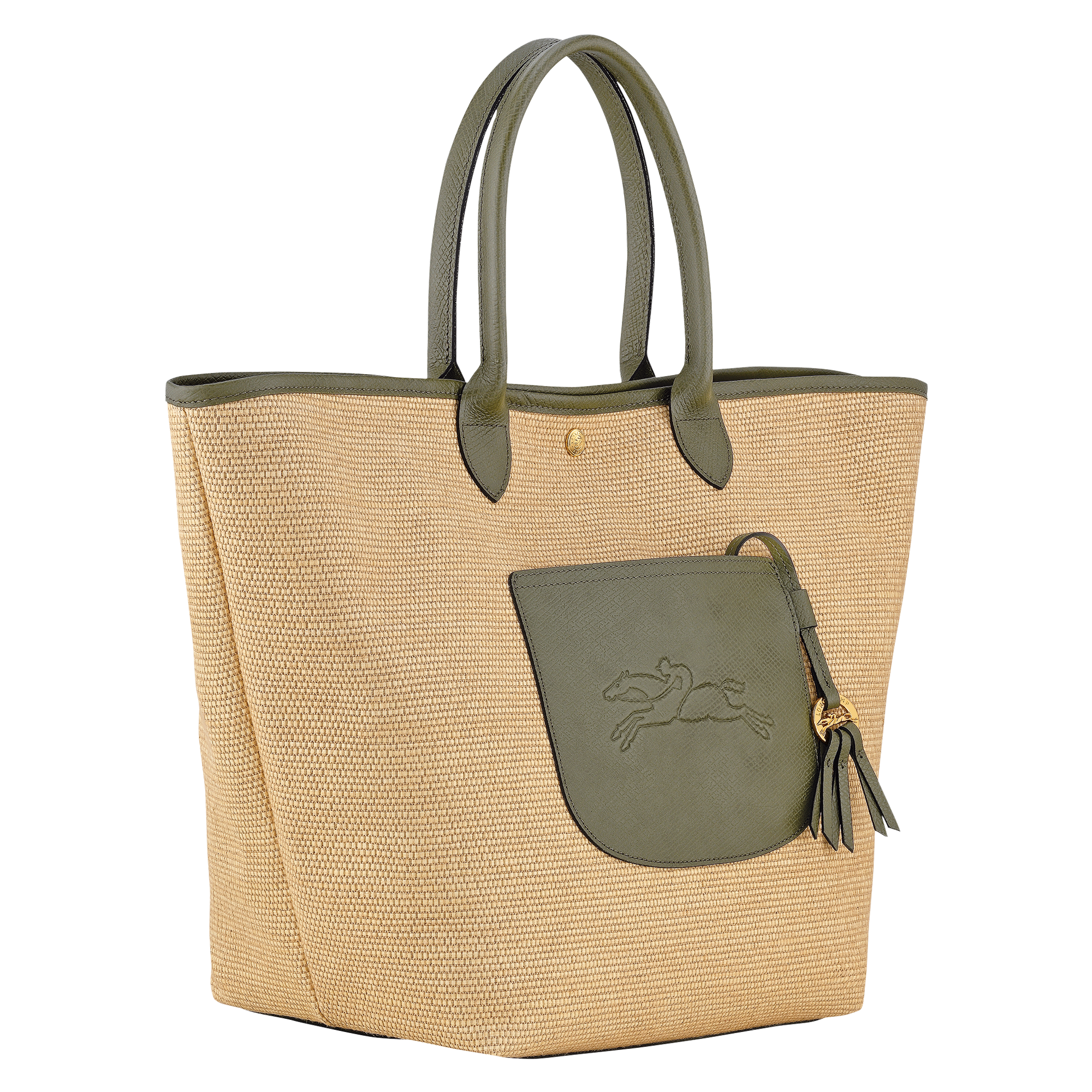 Basket bag L, Artichoke - View 3 of
5 - zoom in Le Pliage Collection Basket bag L, Artichoke