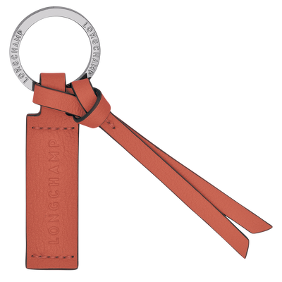 Longchamp 3D Schlüsselanhänger, Ockerbraun