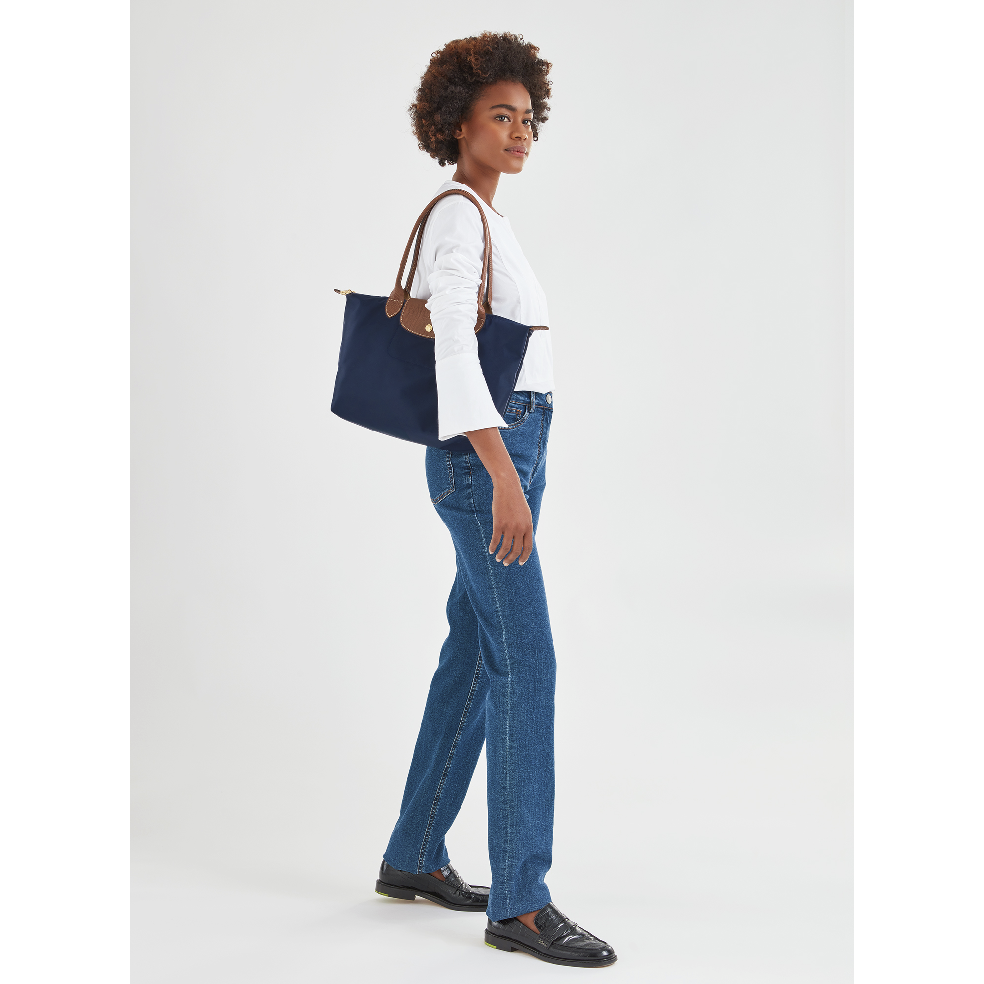 longchamp blue le pliage