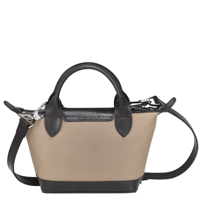 Top handle bag XS Le Pliage Cuir Greige (L1500HVA484) | Longchamp US