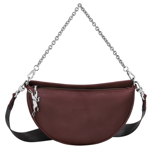 Smile S Crossbody bag , Plum - Leather - View 1 of 5