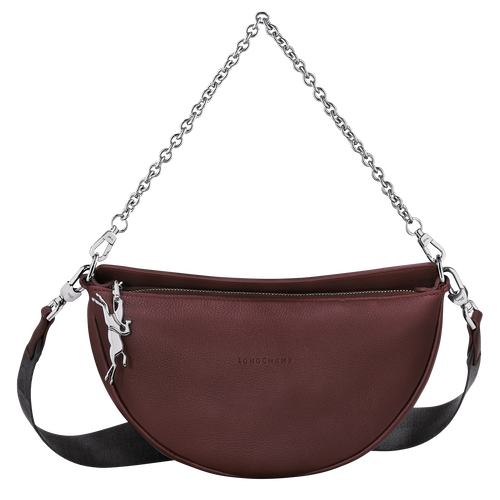 Smile S Crossbody bag , Plum - Leather - View 1 of 2