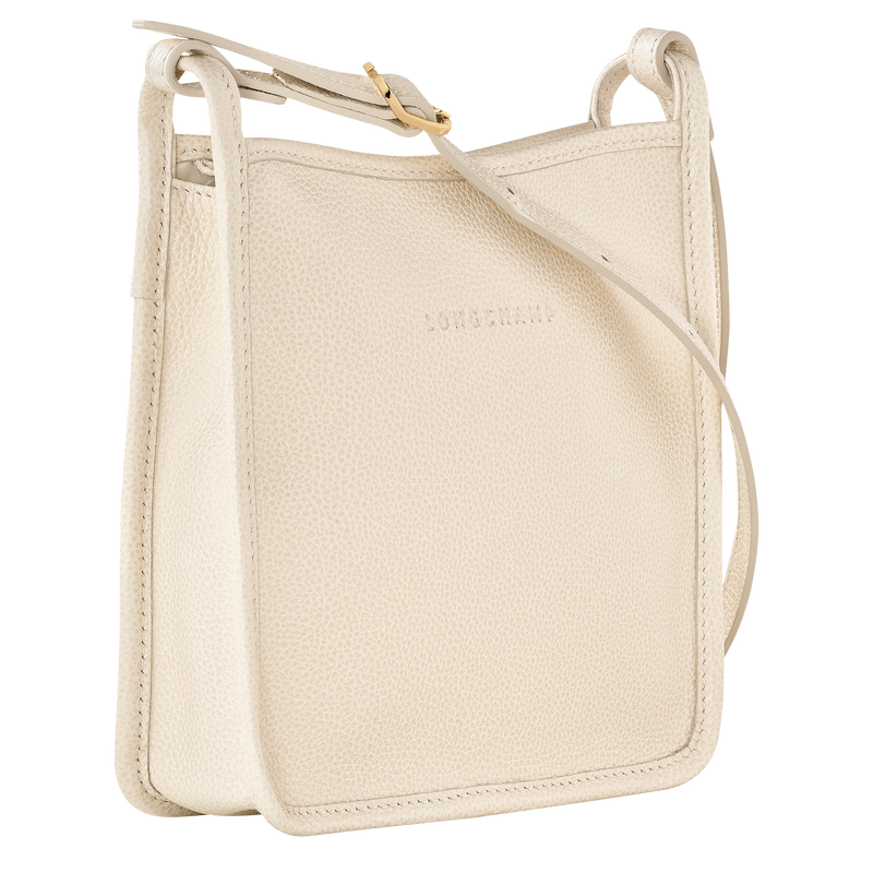 Le Foulonné S Crossbody bag , Paper - Leather  - View 3 of  4