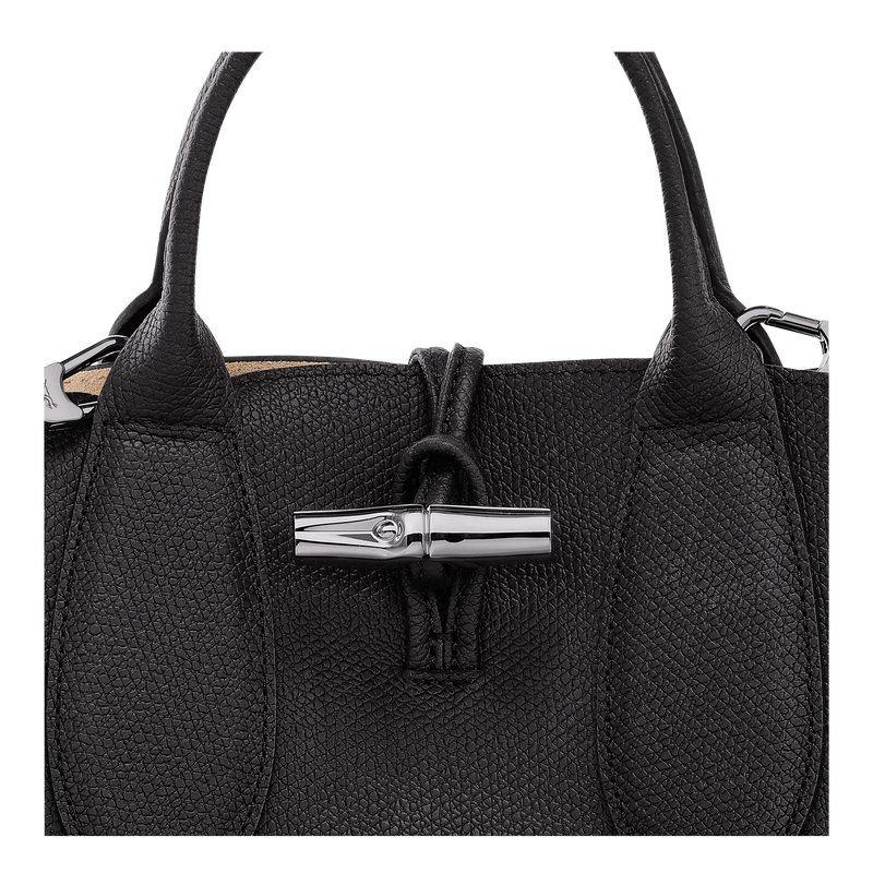 Le Roseau S Handbag , Black - Leather  - View 6 of 6