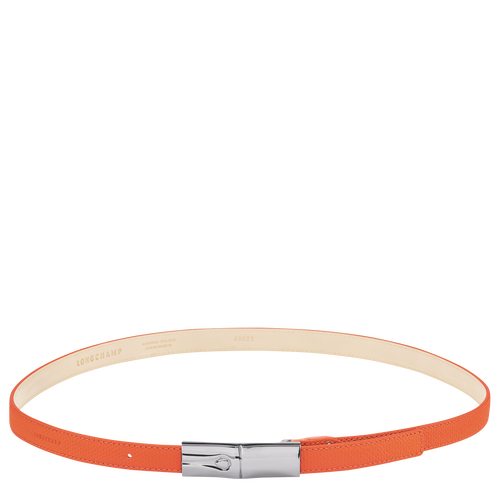 Le Roseau Ladies' belt , Orange - Leather - View 1 of  2