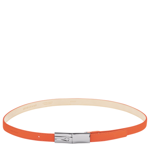 Roseau Ladies' belt , Orange - Leather - View 1 of  2