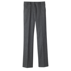 Trousers , Anthracite - Flannel