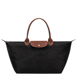 Le Pliage Original L Handbag , Black - Canvas