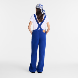 Jumpsuit , Cobalt - Cotton