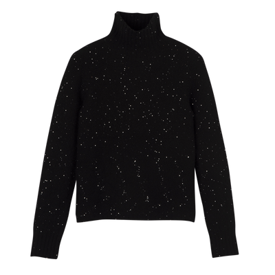 ハイネックセーター , ブラック - ニット