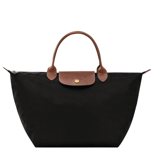 Le Pliage Original Bolso con asa superior M , Lona reciclada - Negro - Vista 1 de 6