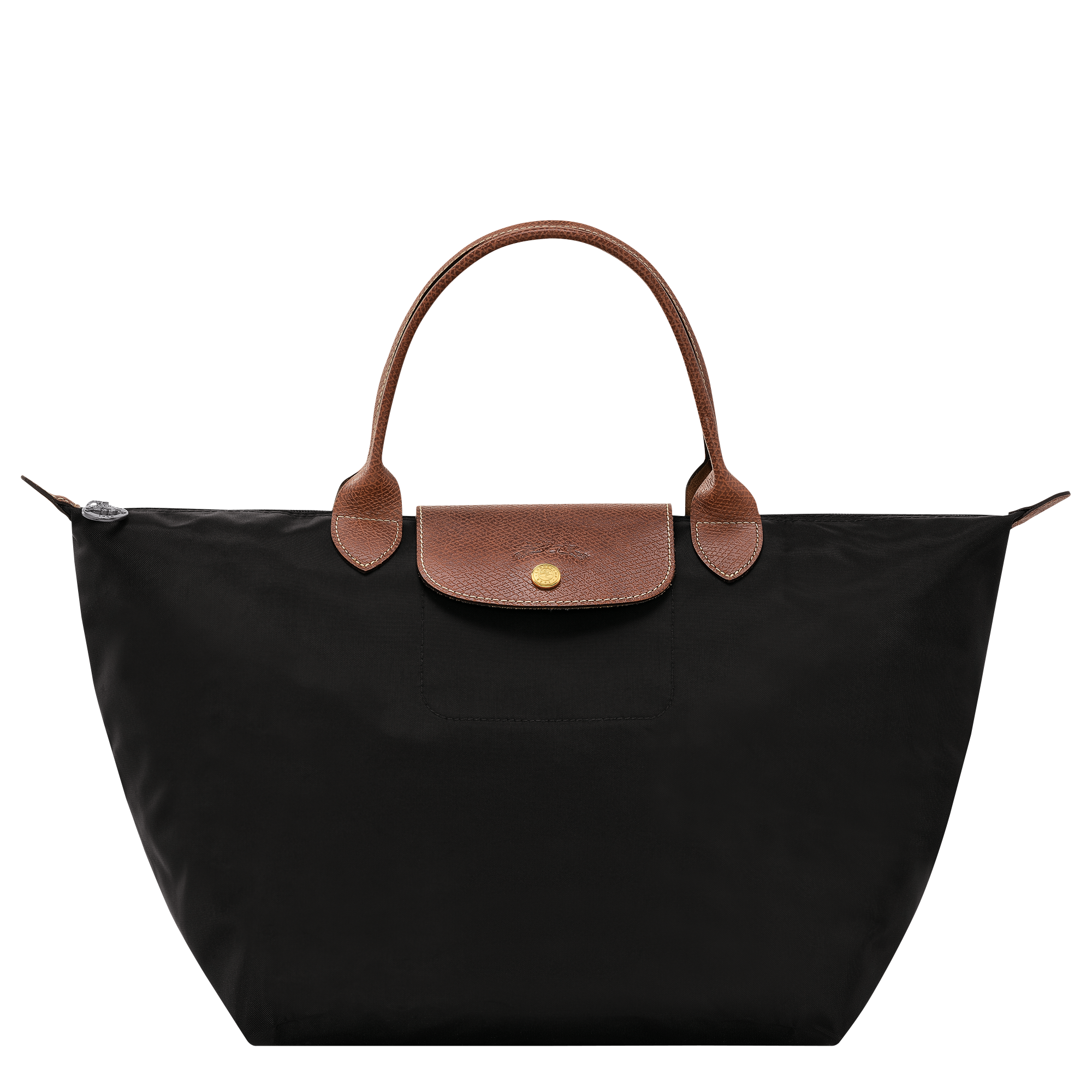 Le Pliage Original Borsa con manico M,  Nero