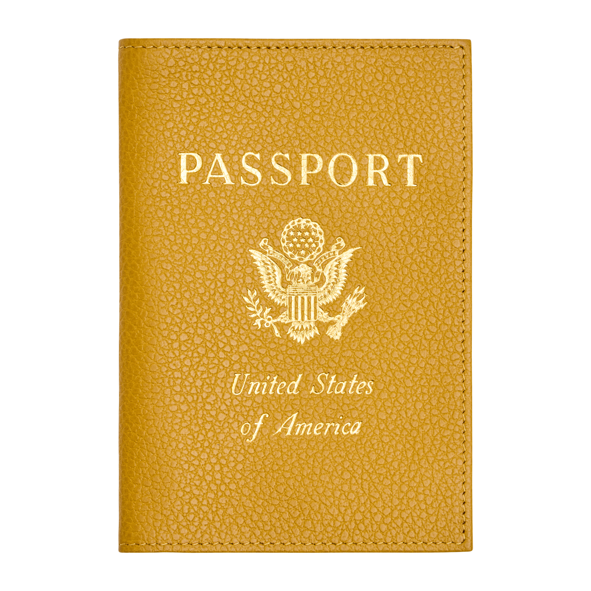 Le Foulonn&eacute; Passport cover, Nutmeg