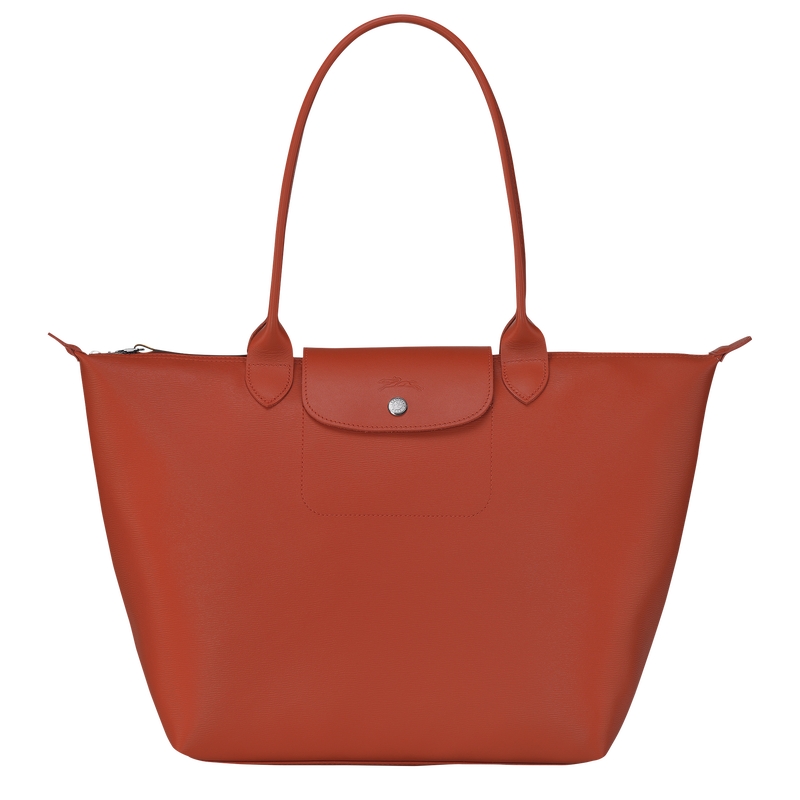 Le Pliage City 購物袋 L , 赤褐色 - 帆布  - 查看 1 4
